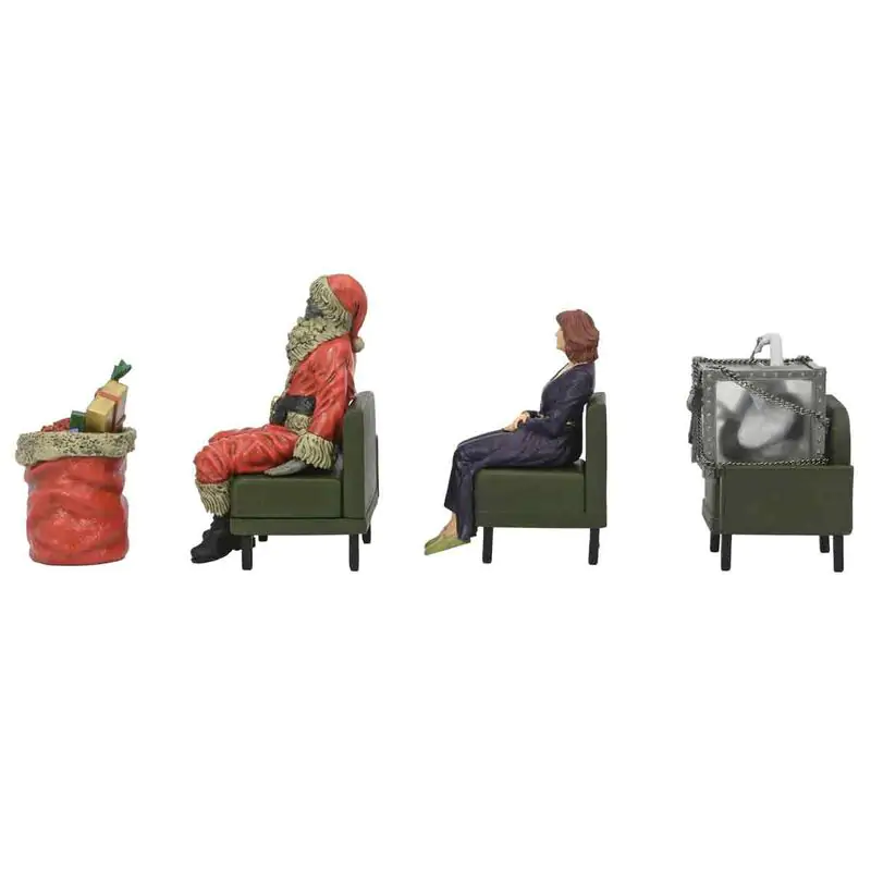 Beetlejuice Beetlejuice Waiting Room Delia, Escape Artist & Mummified Santa pachet 3 figurine 7,5cm poza produsului