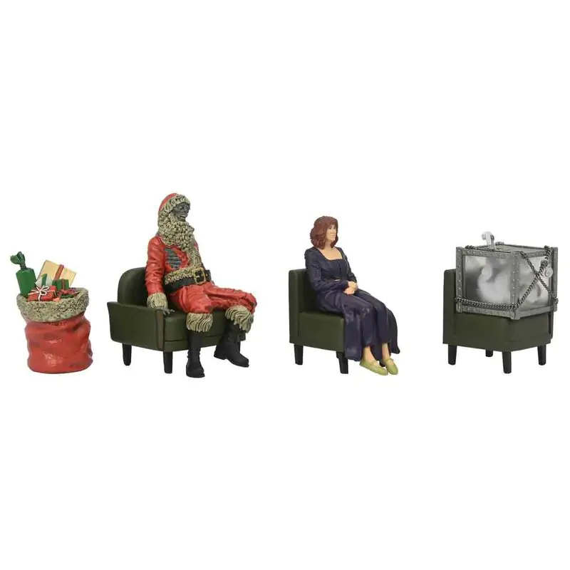 Beetlejuice Beetlejuice Waiting Room Delia, Escape Artist & Mummified Santa pachet 3 figurine 7,5cm poza produsului