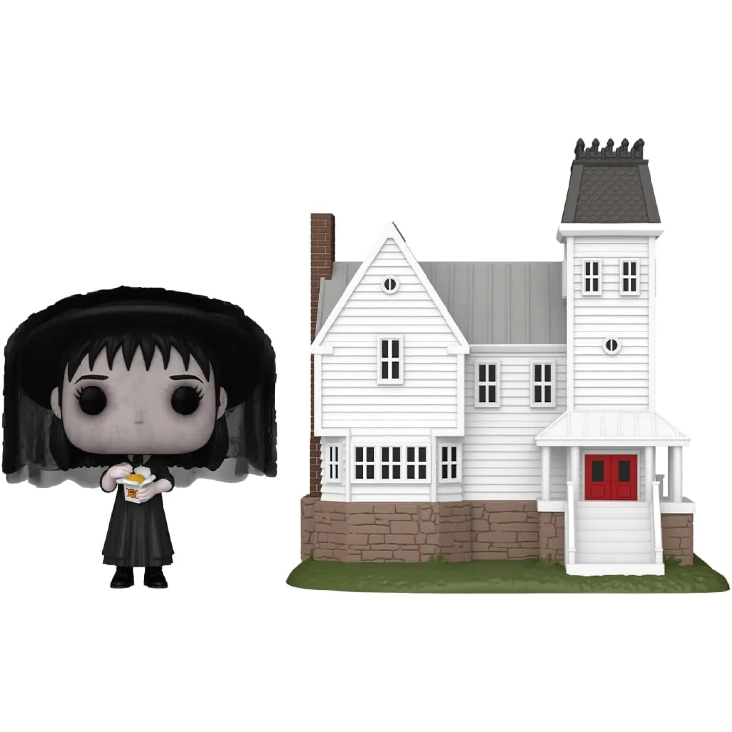 Beetlejuice Funko POP! Town Figurina Vinyl Lydia Deetz cu Casa Maitland 9 cm poza produsului