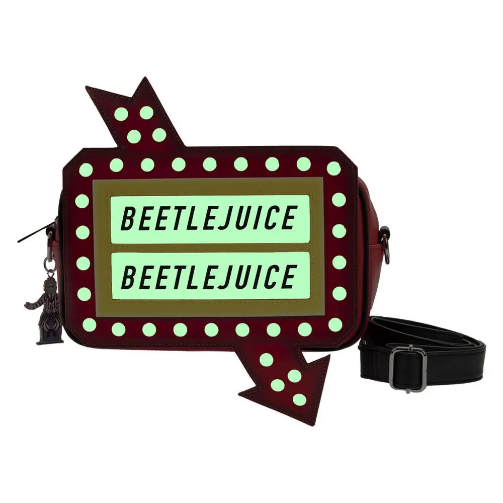 Beetlejuice by Loungefly Geanta crossbody Graveyard Sign poza produsului