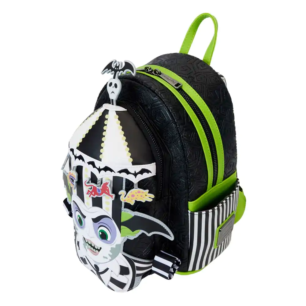 Beetlejuice by Loungefly Rucsac Mini Carousell cu Lumini Cosplay poza produsului