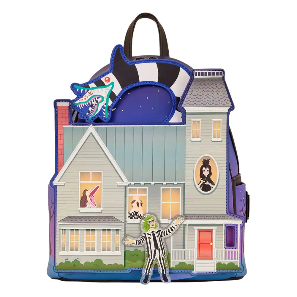 Rucsac Mini Beetlejuice by Loungefly poza produsului