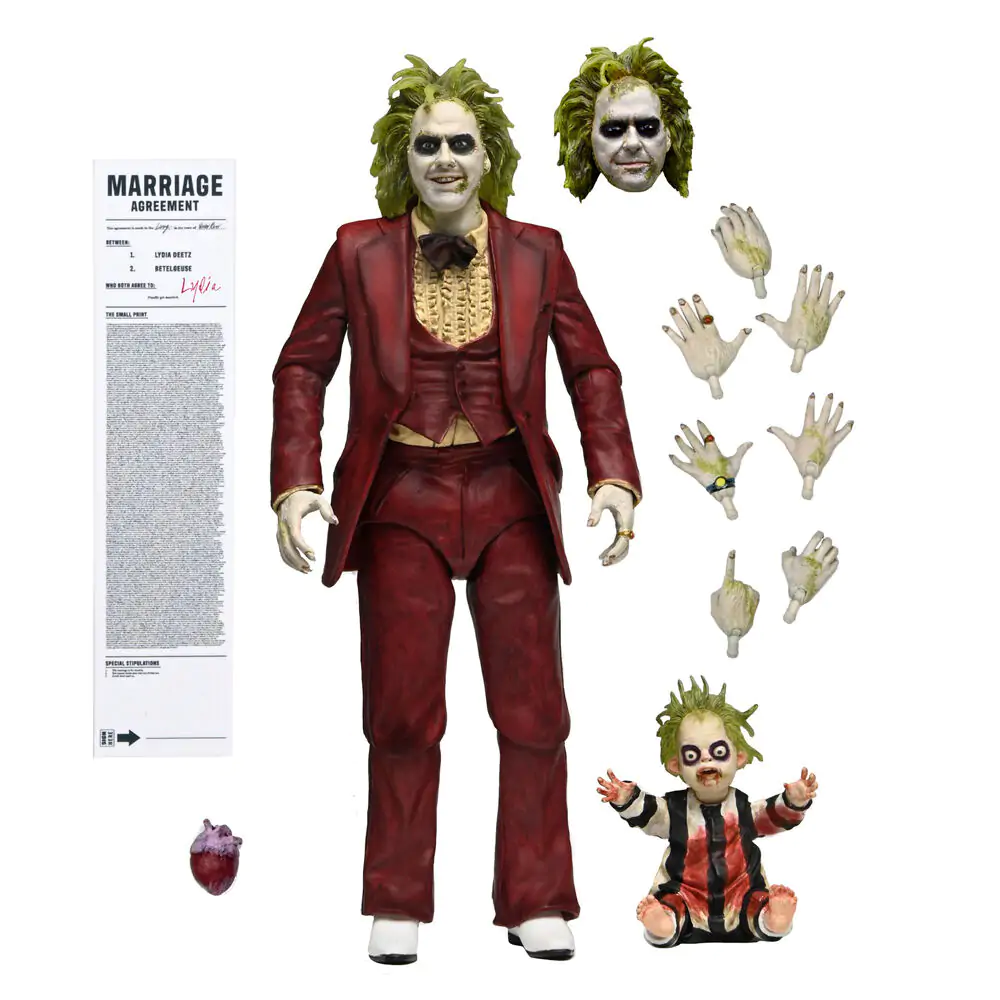 Beetlejuice Ultimate Beetlejuice Wedding Tuxedo figurină 18cm poza produsului