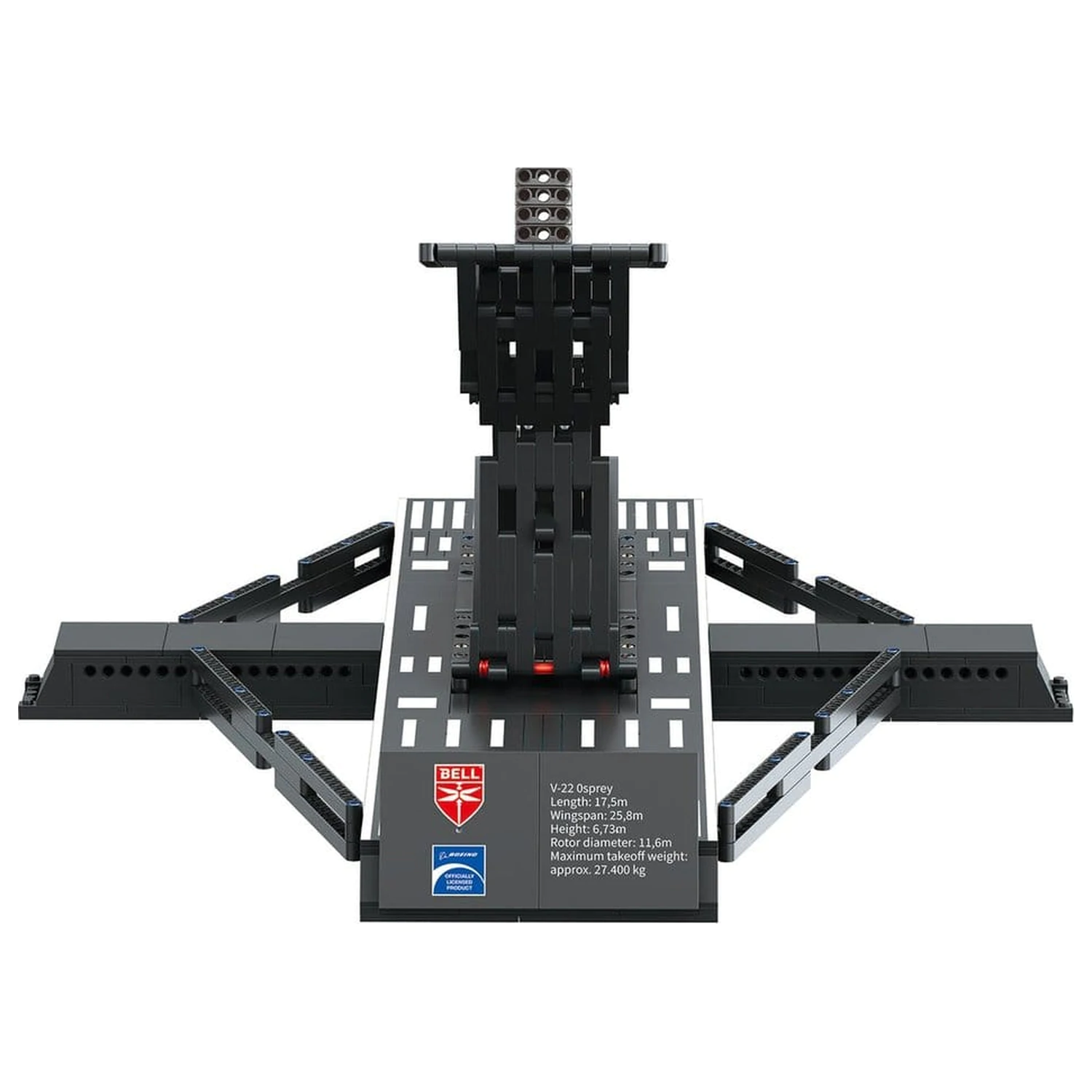 Bell Boeing Brick System Construction Kit Set V-22 Osprey 68 cm poza produsului