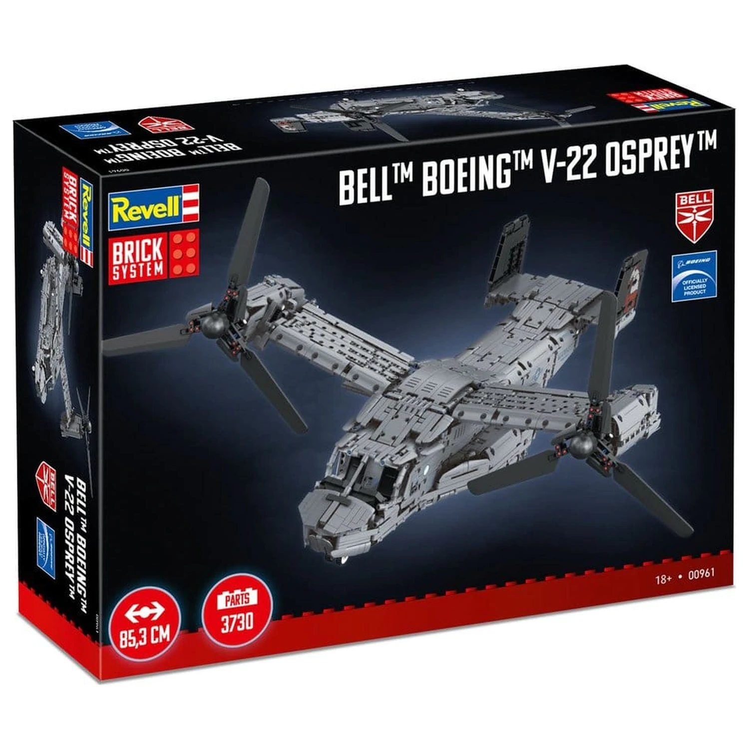 Bell Boeing Brick System Construction Kit Set V-22 Osprey 68 cm poza produsului