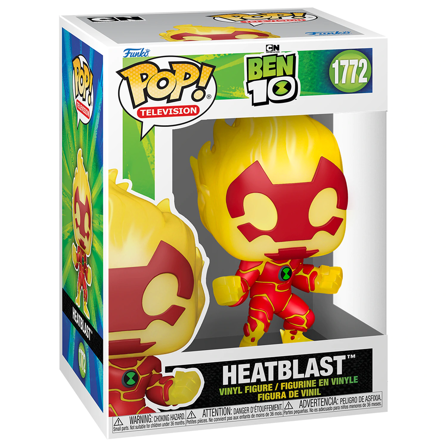 Ben 10 Funko POP! TV Figurina de vinil Heatblast 9 cm poza produsului