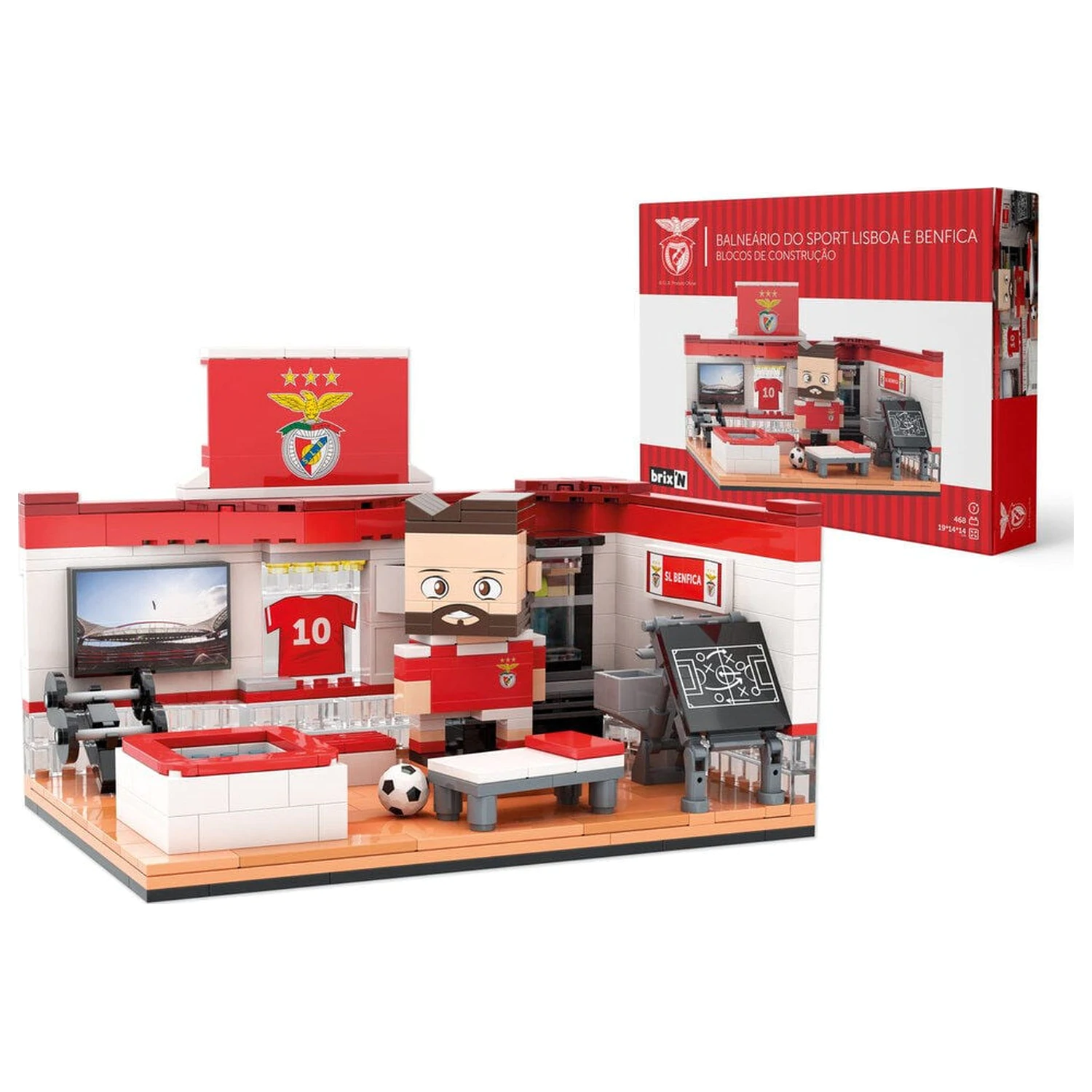 Benfica dressing room set cu figurina 468 piese poza produsului