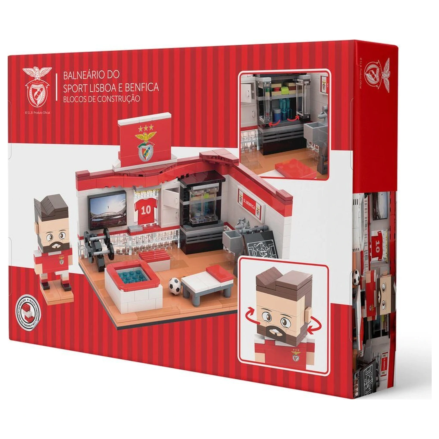 Benfica dressing room set cu figurina 468 piese poza produsului