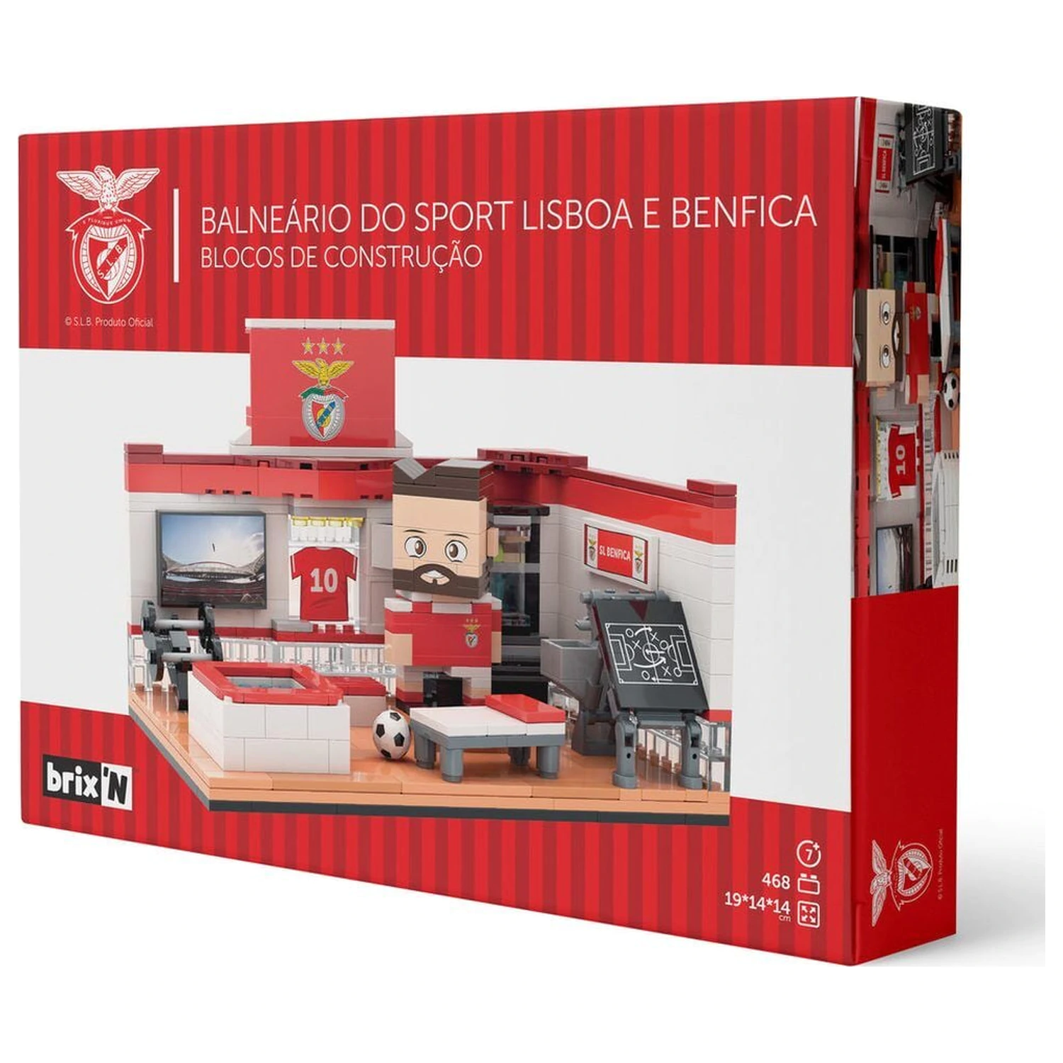 Benfica dressing room set cu figurina 468 piese poza produsului