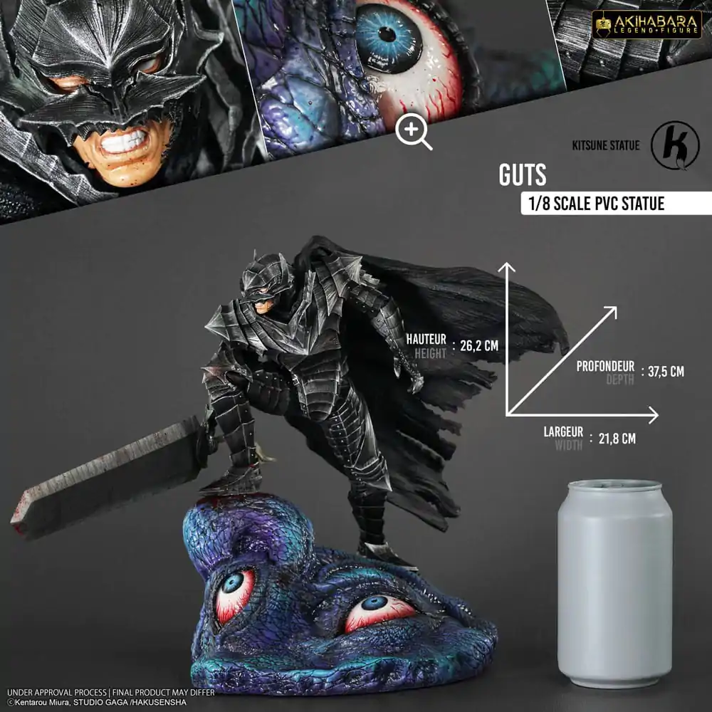 Statuie PVC Berserk Akihabara Legend Figure 1/8 Guts (Berserker Armor) 26 cm poza produsului