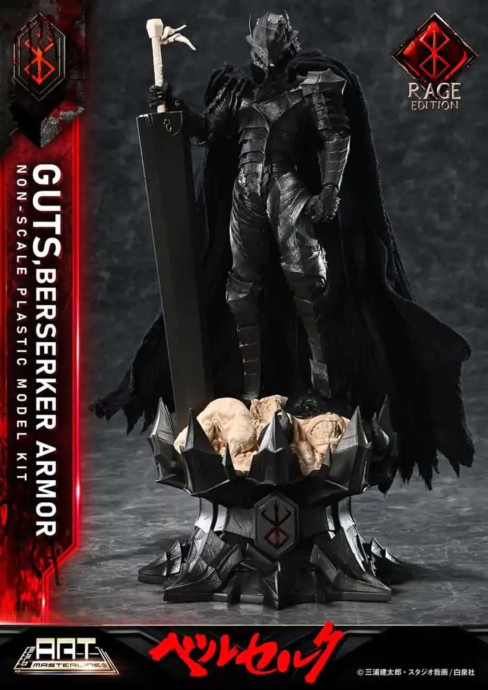 Berserk Build Art Masterline Kit Model Plastic Guts Berserker Armor Rage 30 cm poza produsului