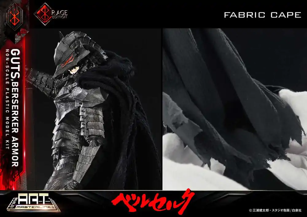 Berserk Build Art Masterline Kit Model Plastic Guts Berserker Armor Rage 30 cm poza produsului