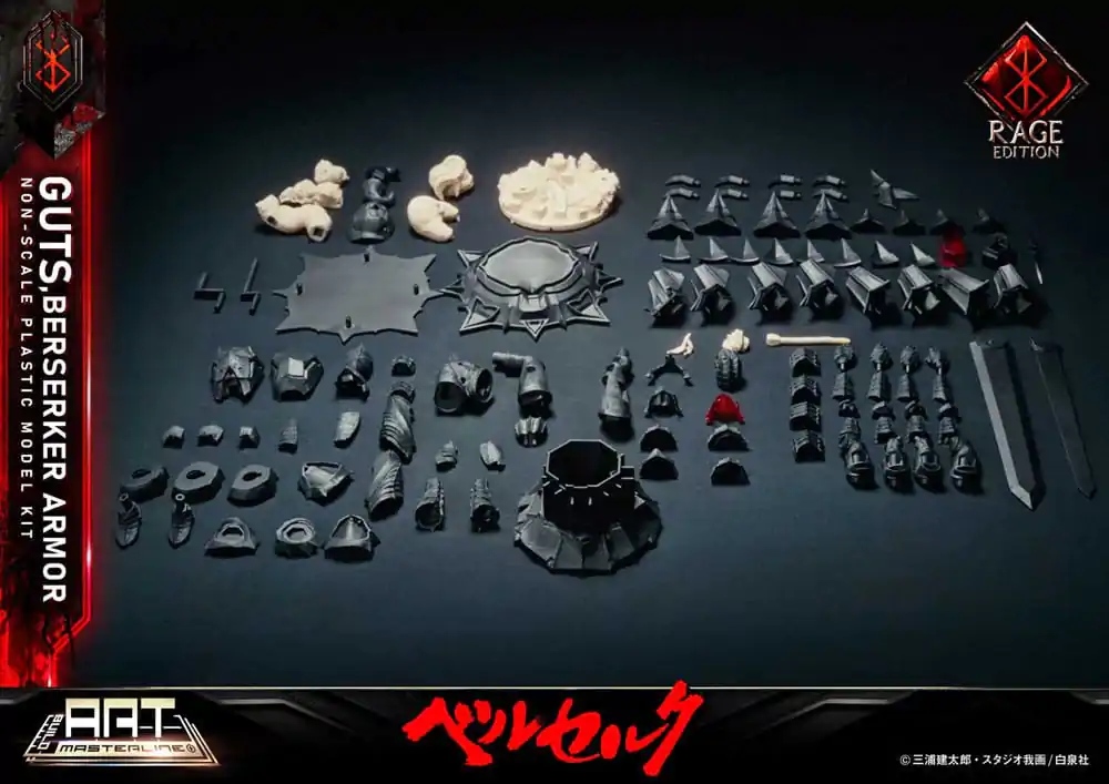 Berserk Build Art Masterline Kit Model Plastic Guts Berserker Armor Rage 30 cm poza produsului