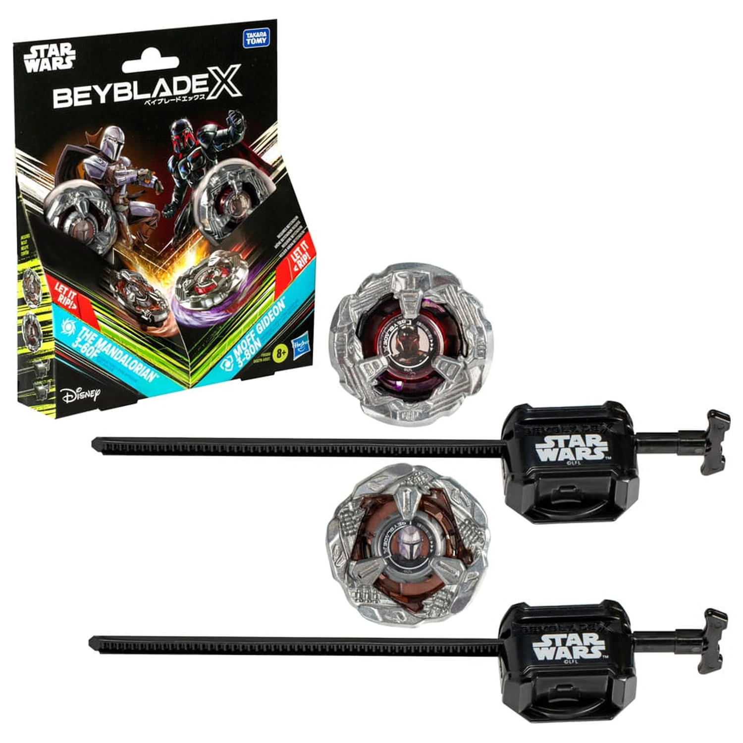 Beyblade X si Star Wars Collab The Mandalorian 3-60F vs. Moff Gideon 3-80N poza produsului