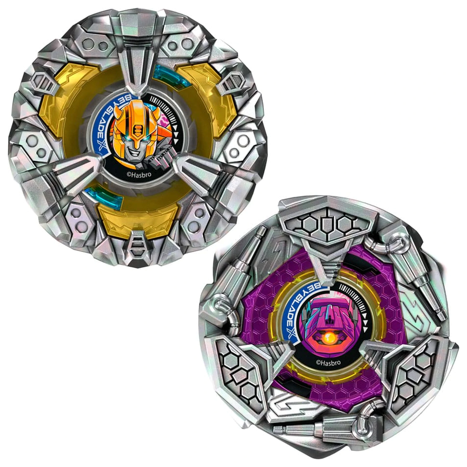 Beyblade X și Transformers Collab Bumblebee 3-60GP vs. Shockwave 5-80O poza produsului