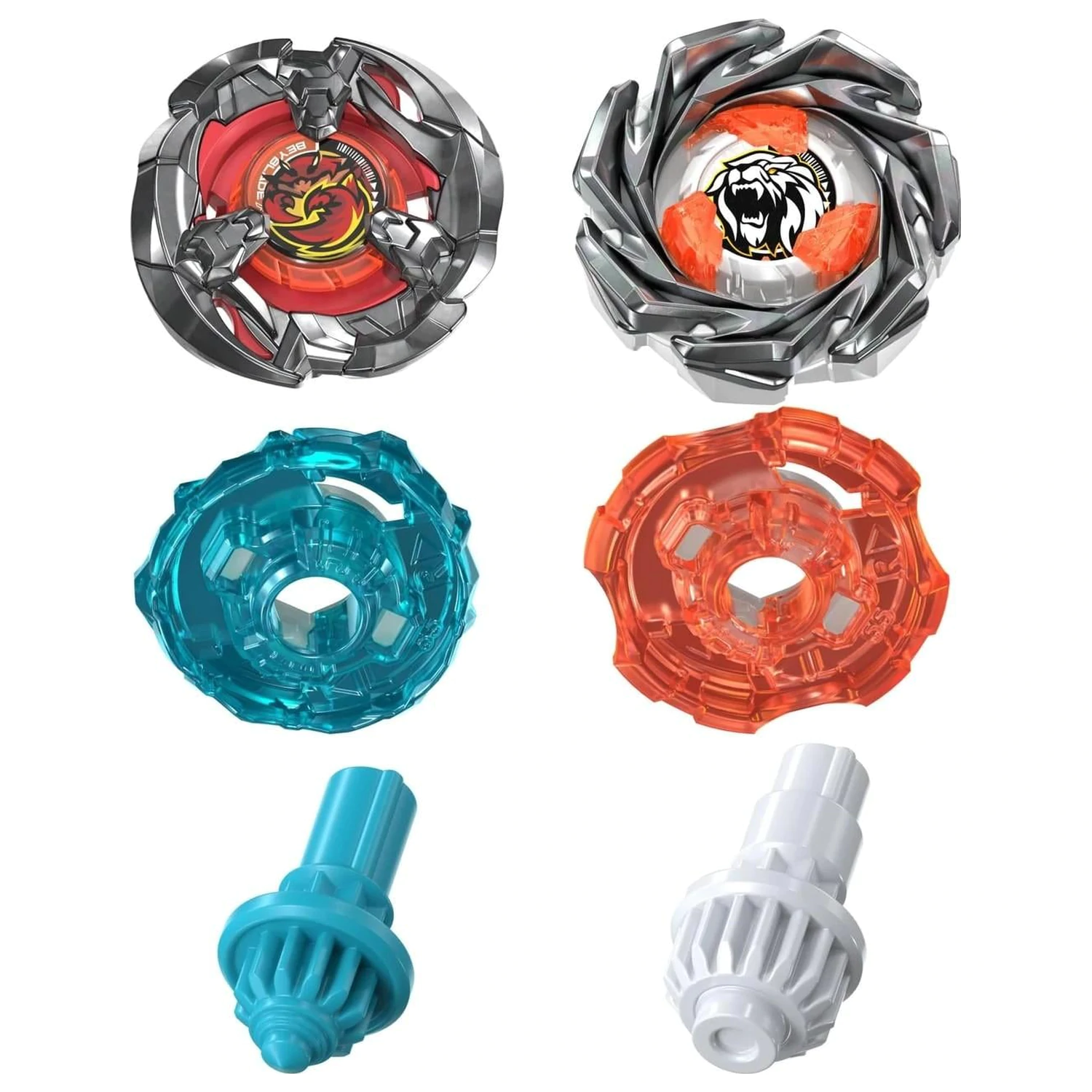 Beyblade X Clamp Crab 9-65S & Crest Leon 4-55A poza produsului
