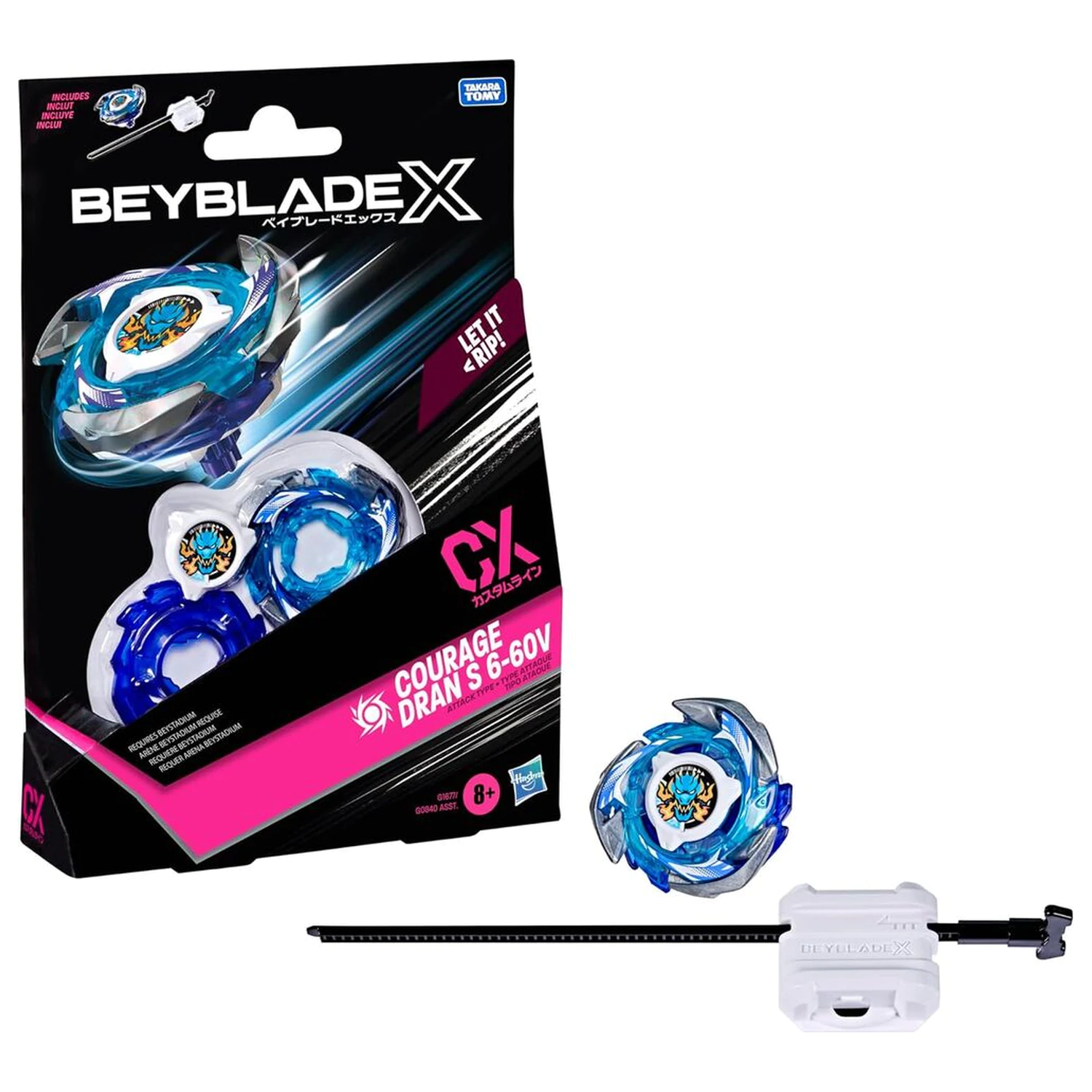 Beyblade X Courage Dran S 6-60V kit joc poza produsului