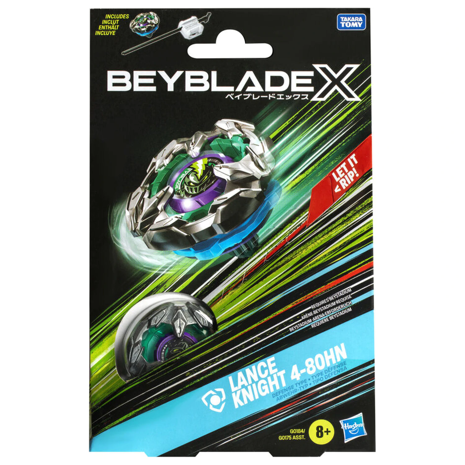 Beyblade X Lance Knight 4-80HN kit joc poza produsului