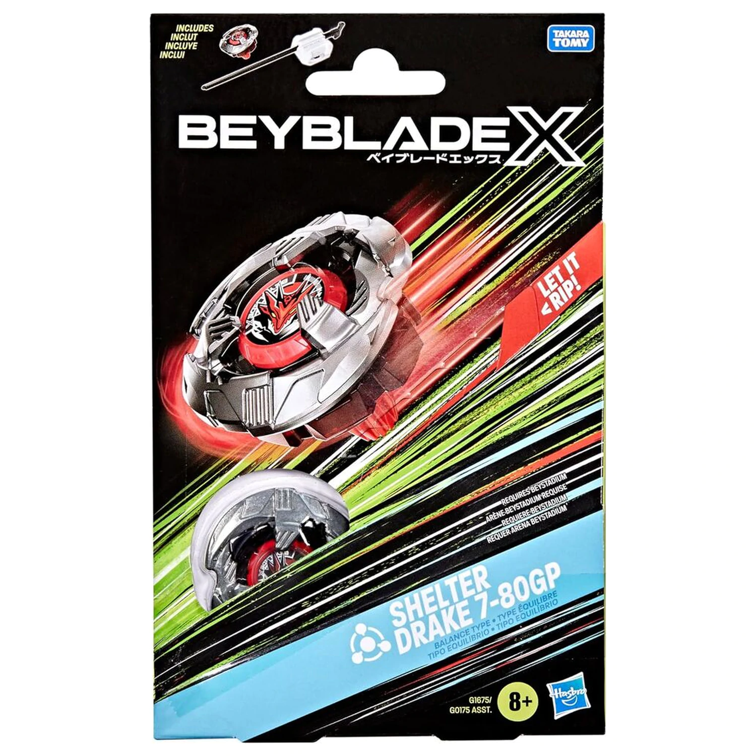 Beyblade X Shelter Drake 7-80GP kit de joc poza produsului