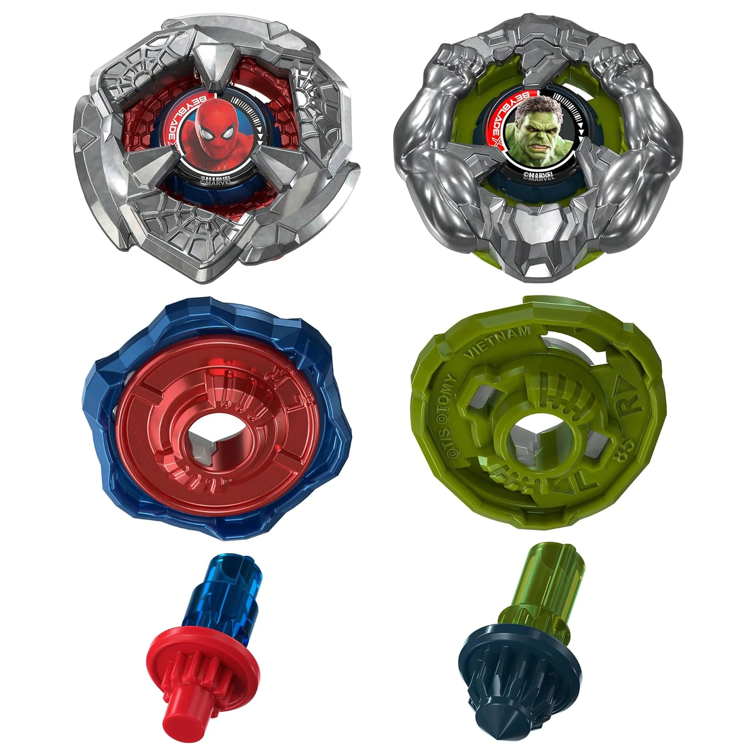 Beyblade X Spider-Man 6-60R si Hulk 3-85N poza produsului