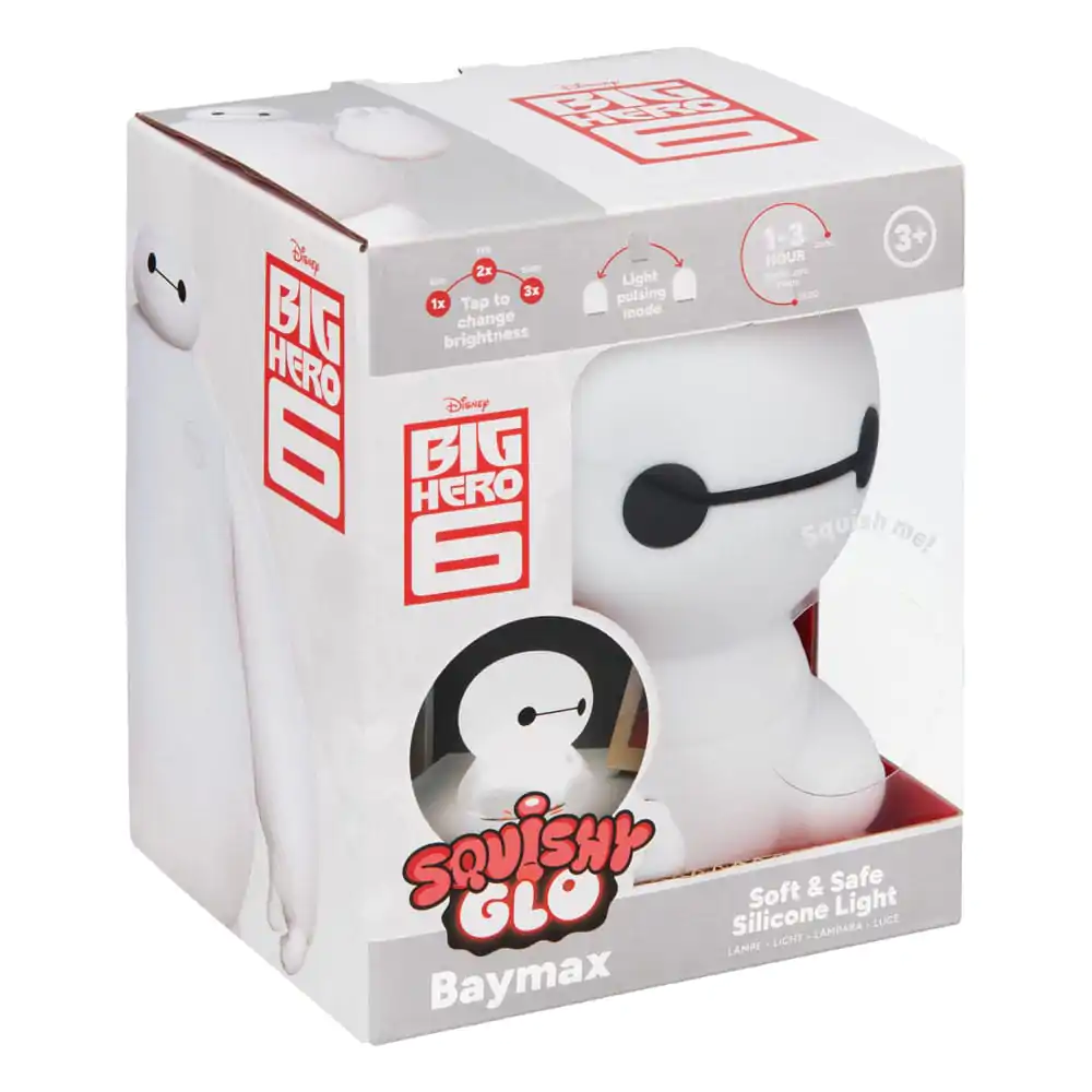 Big Hero 6 Squishy Glo Silicon Light Baymax 15 cm poza produsului
