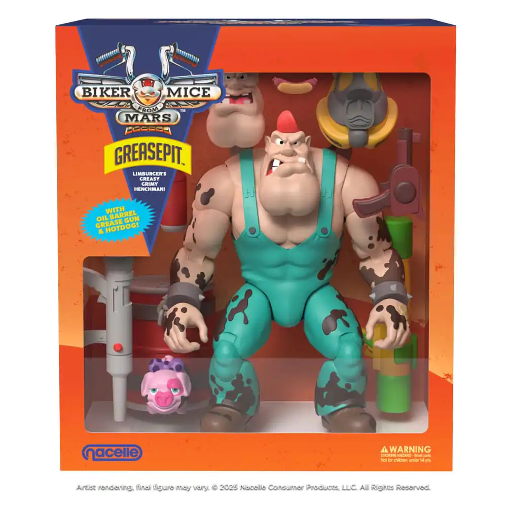 Biker Mice From Mars Greasepit figurină de acțiune 18 cm poza produsului