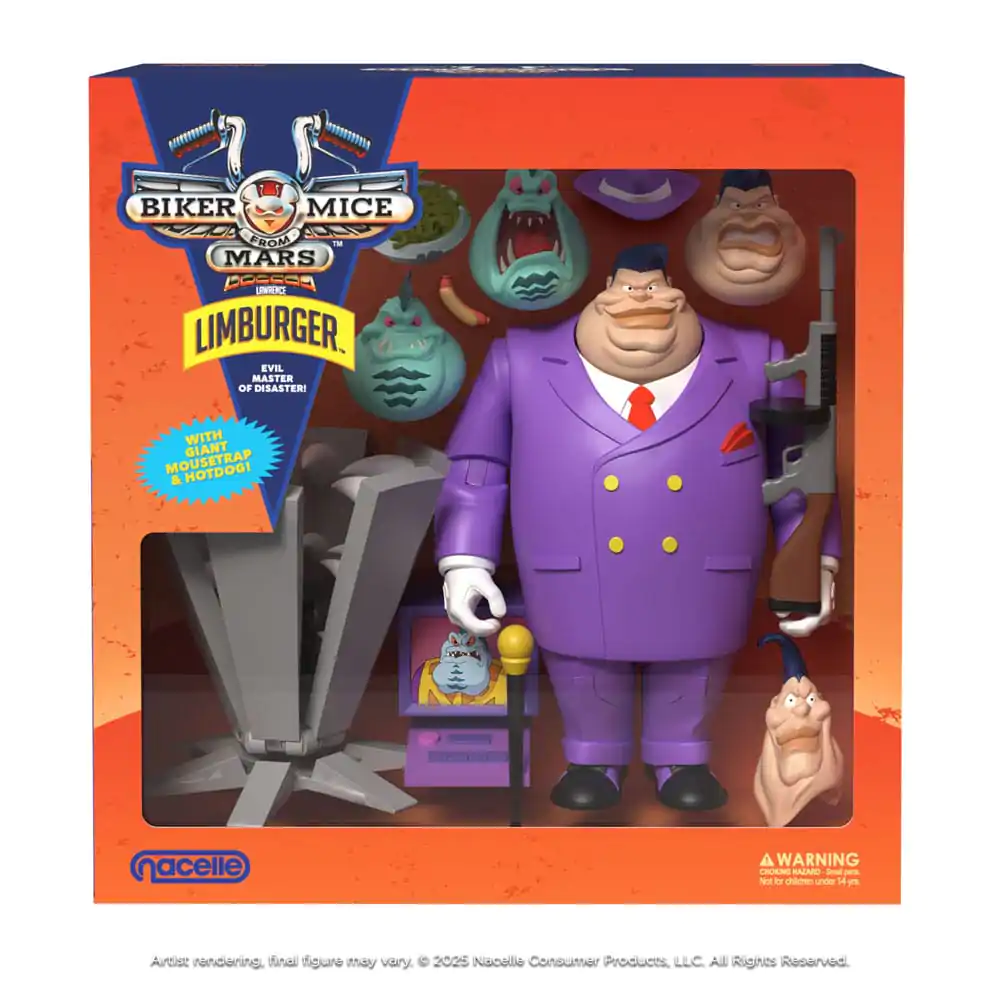 Biker Mice From Mars Figurina de acțiune Limburger 23 cm poza produsului