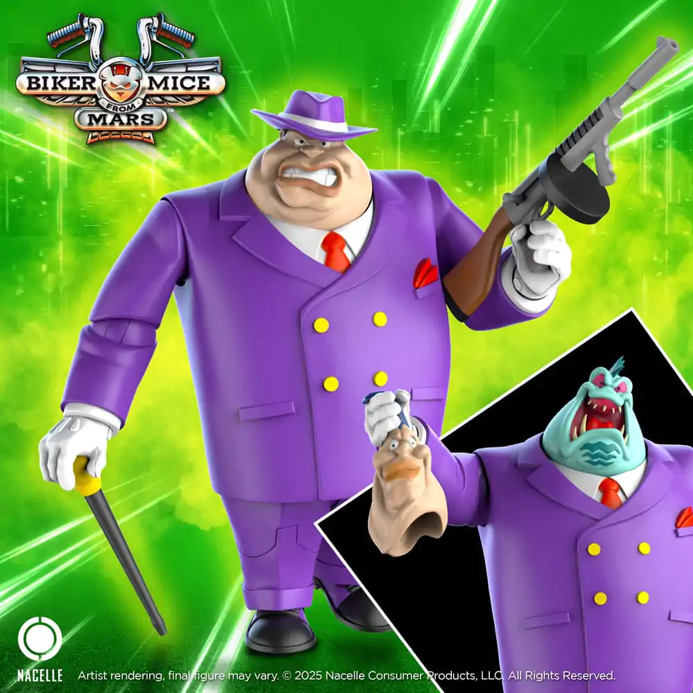 Biker Mice From Mars Figurina de acțiune Limburger 23 cm poza produsului
