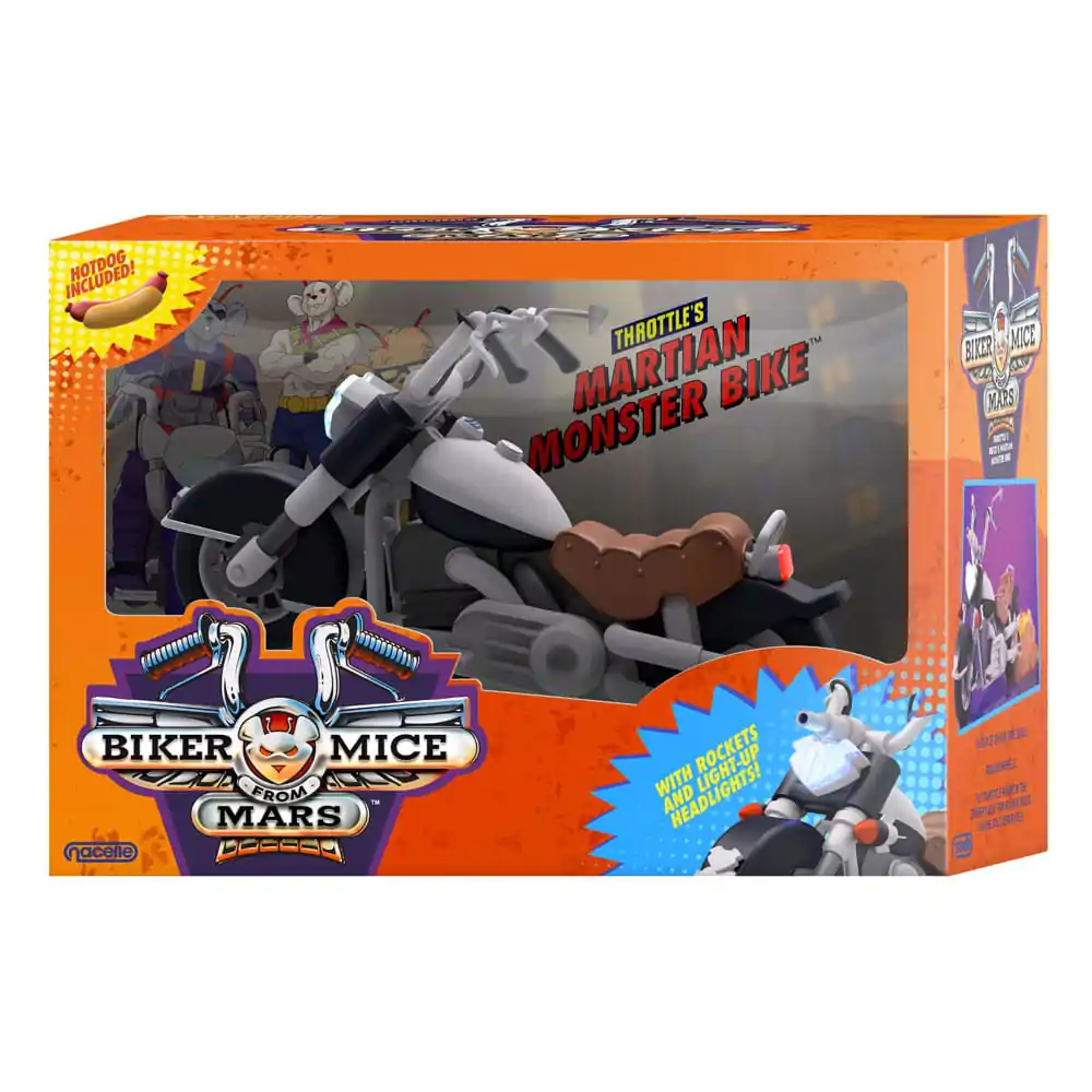 Biker Mice From Mars Vehicle Motocicleta Monstru Marțian a lui Throttle 23 cm poza produsului