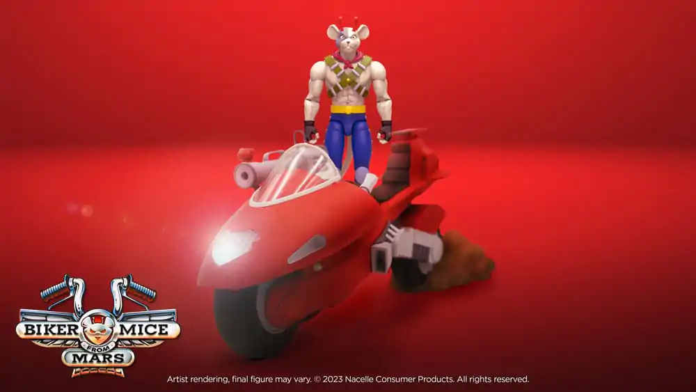 Biker Mice From Mars Vehicle Sania Rachetă Radicală a lui Vinnie 25 cm poza produsului
