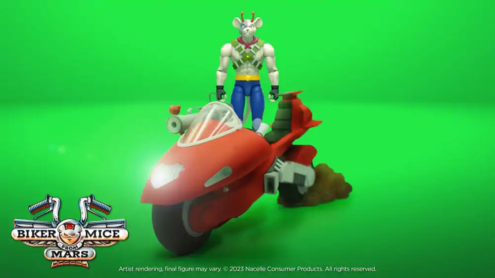 Biker Mice From Mars Vehicle Sania Rachetă Radicală a lui Vinnie 25 cm poza produsului