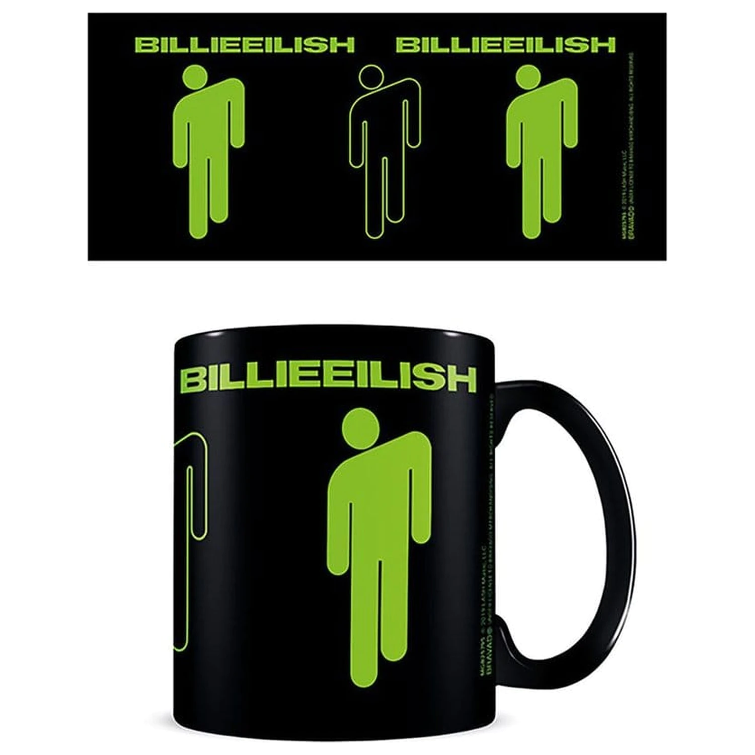 Billie Eilish Cana Stickman Negru poza produsului