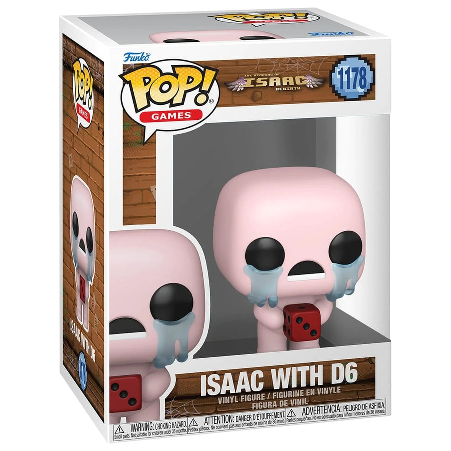 Binding of Isaac Funko POP! Games Figurina de vinil Isaac w/dice 9 cm poza produsului