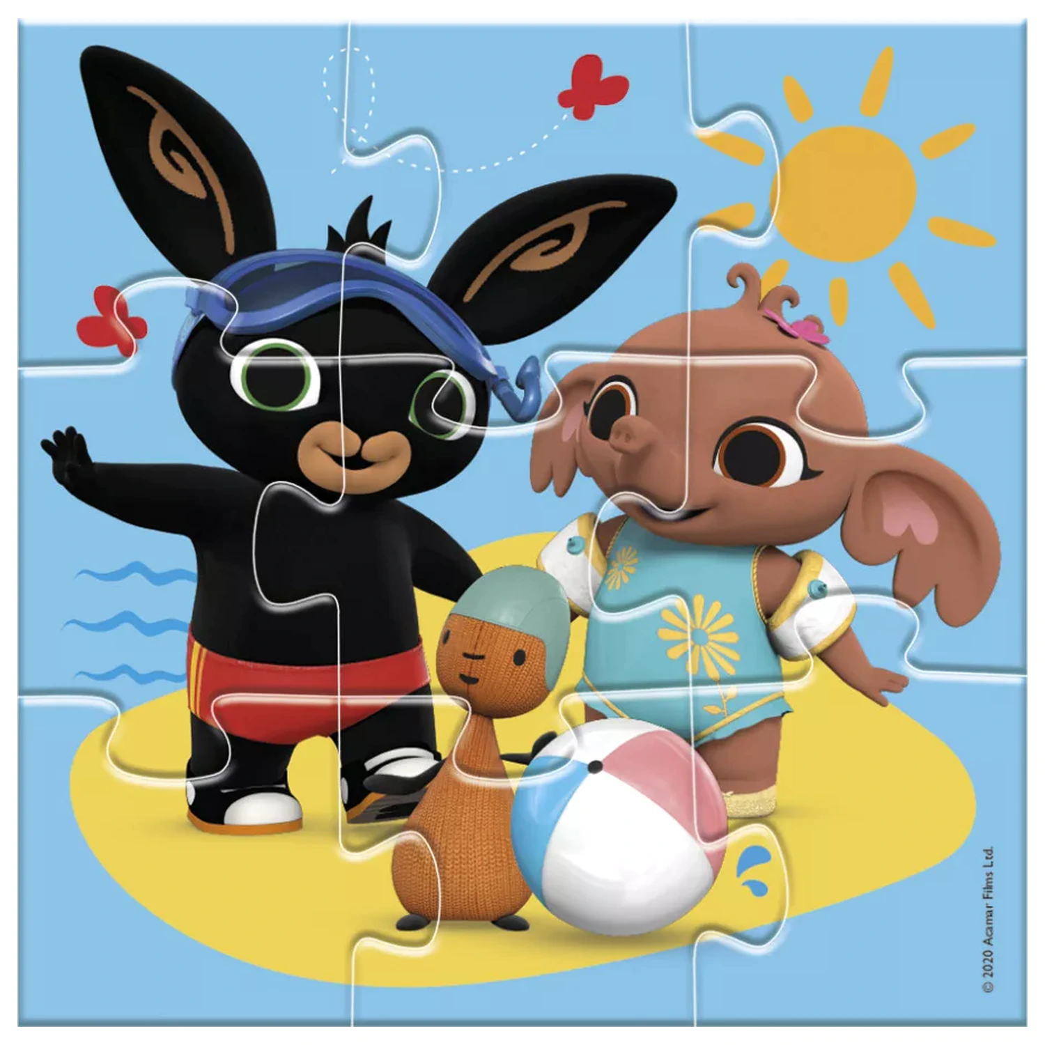Bing Fun 4-in-1 Puzzle 4 in 1 Puzzle poza produsului