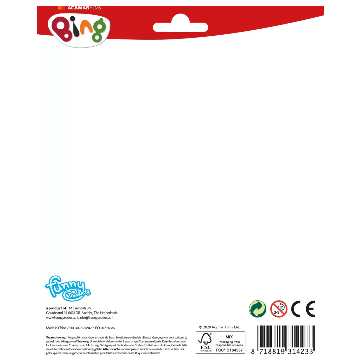 Bing Hoppity Set de autocolante poza produsului