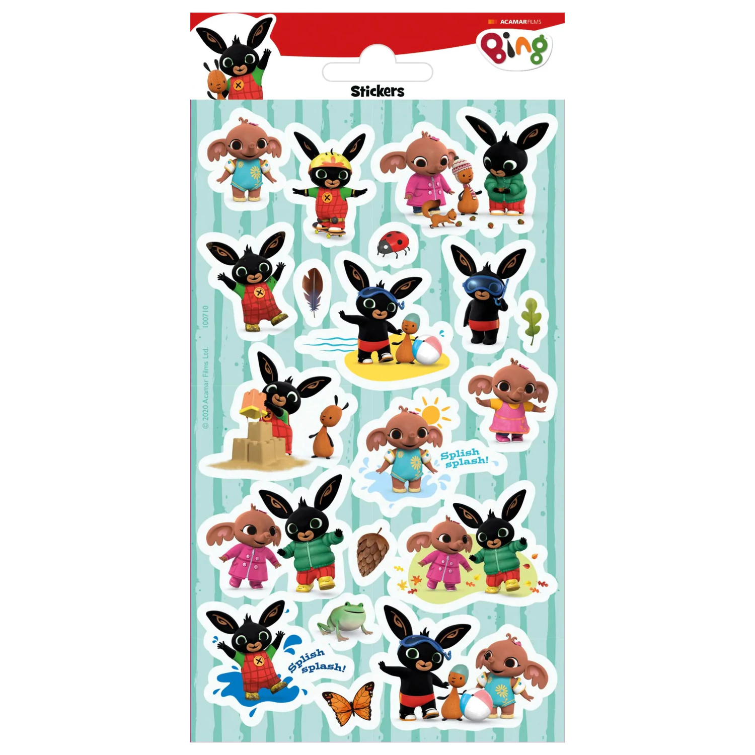 Bing Splash set de stickere sclipitoare poza produsului