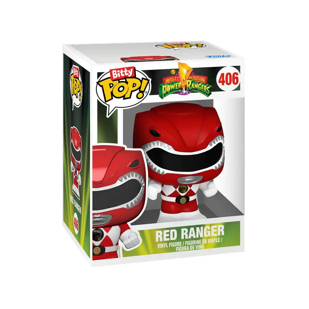 Figurină Bitty Bots Mighty Morphin Power Rangers Megazord cu Red Ranger poza produsului