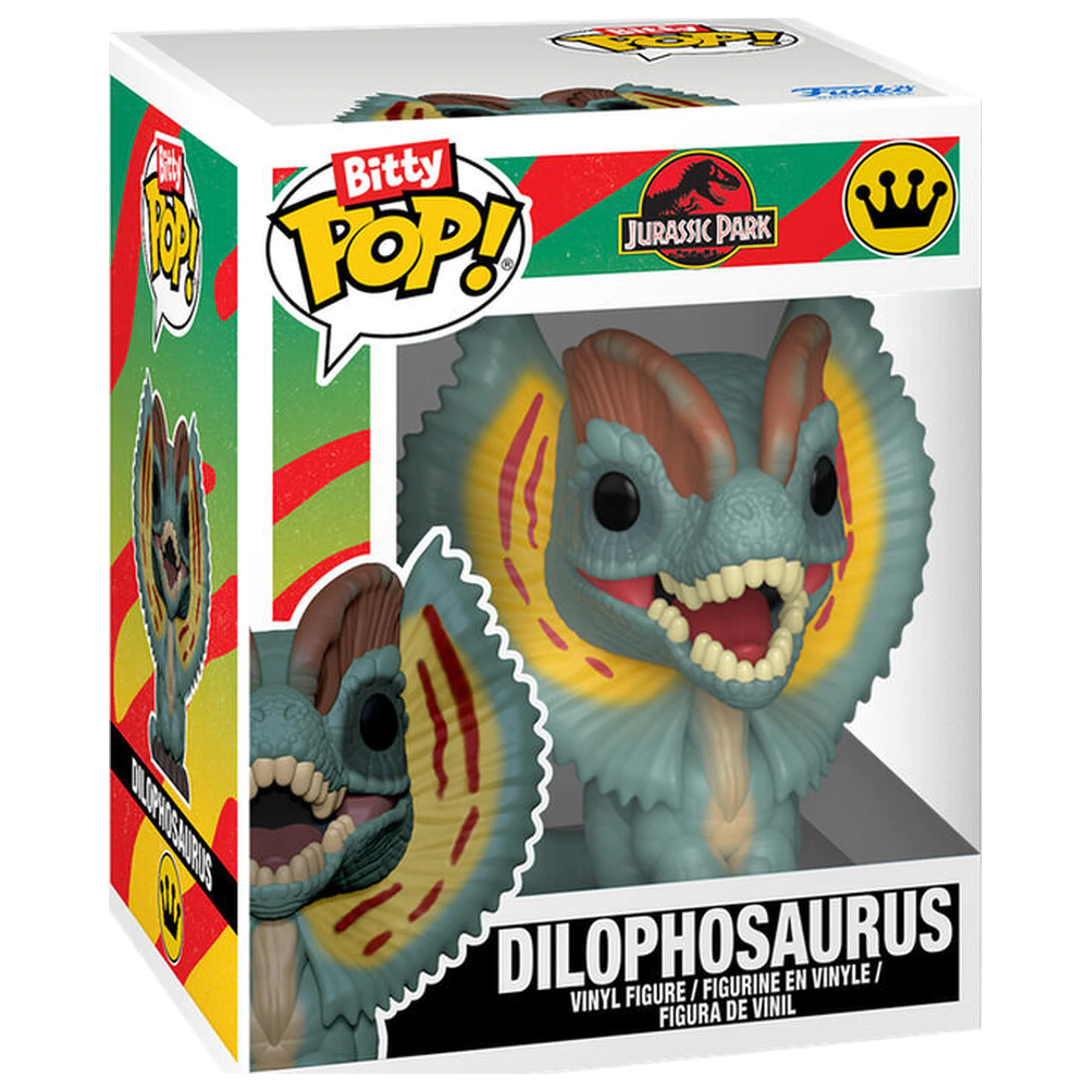 Pachet Bitty Funko POP 2 figurine Jurassic Park Tyrannosaurus Fossil & Dilophosaurus poza produsului