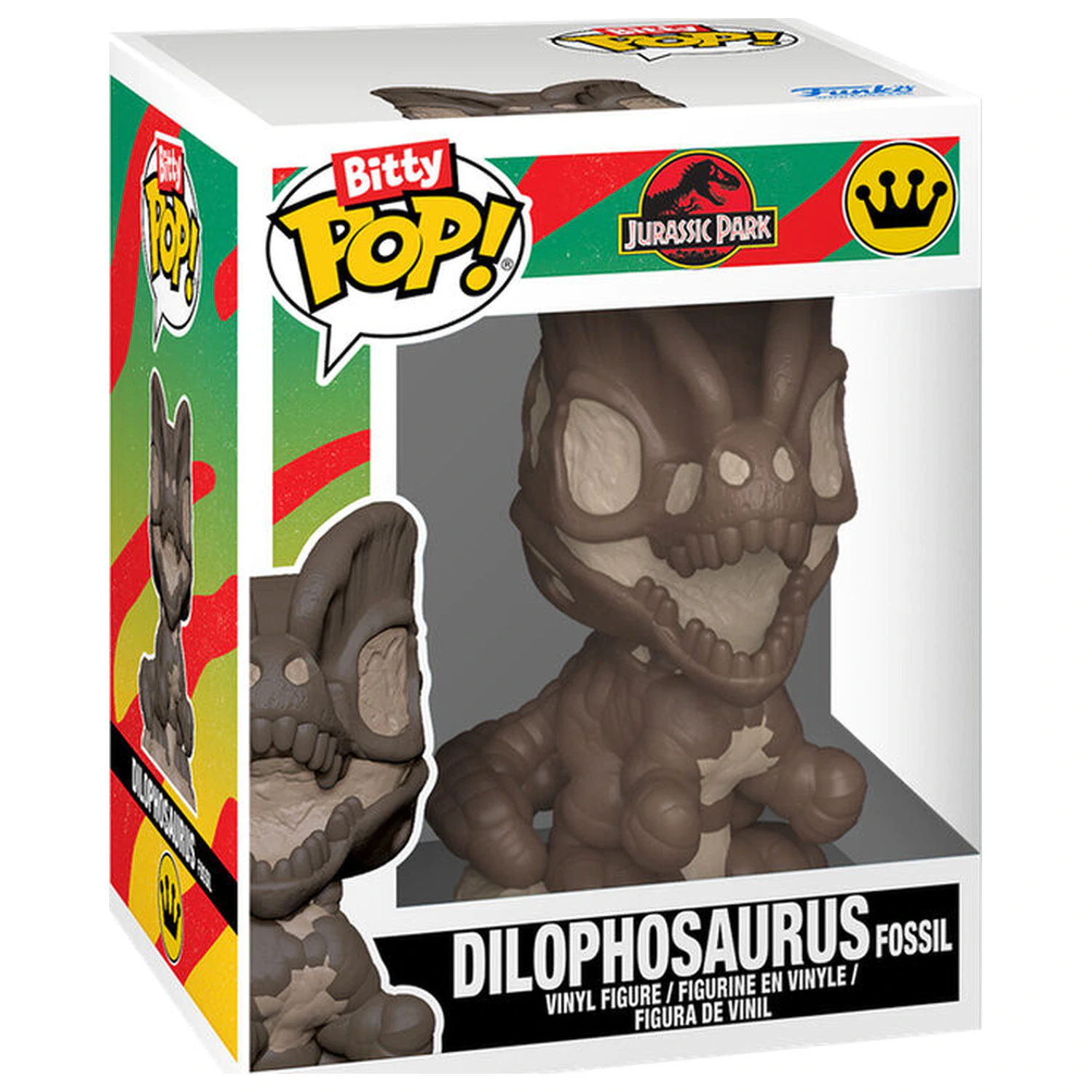 Pachet Bitty Funko POP 2 figurine Jurassic Park Tyrannosaurus Fossil & Dilophosaurus poza produsului