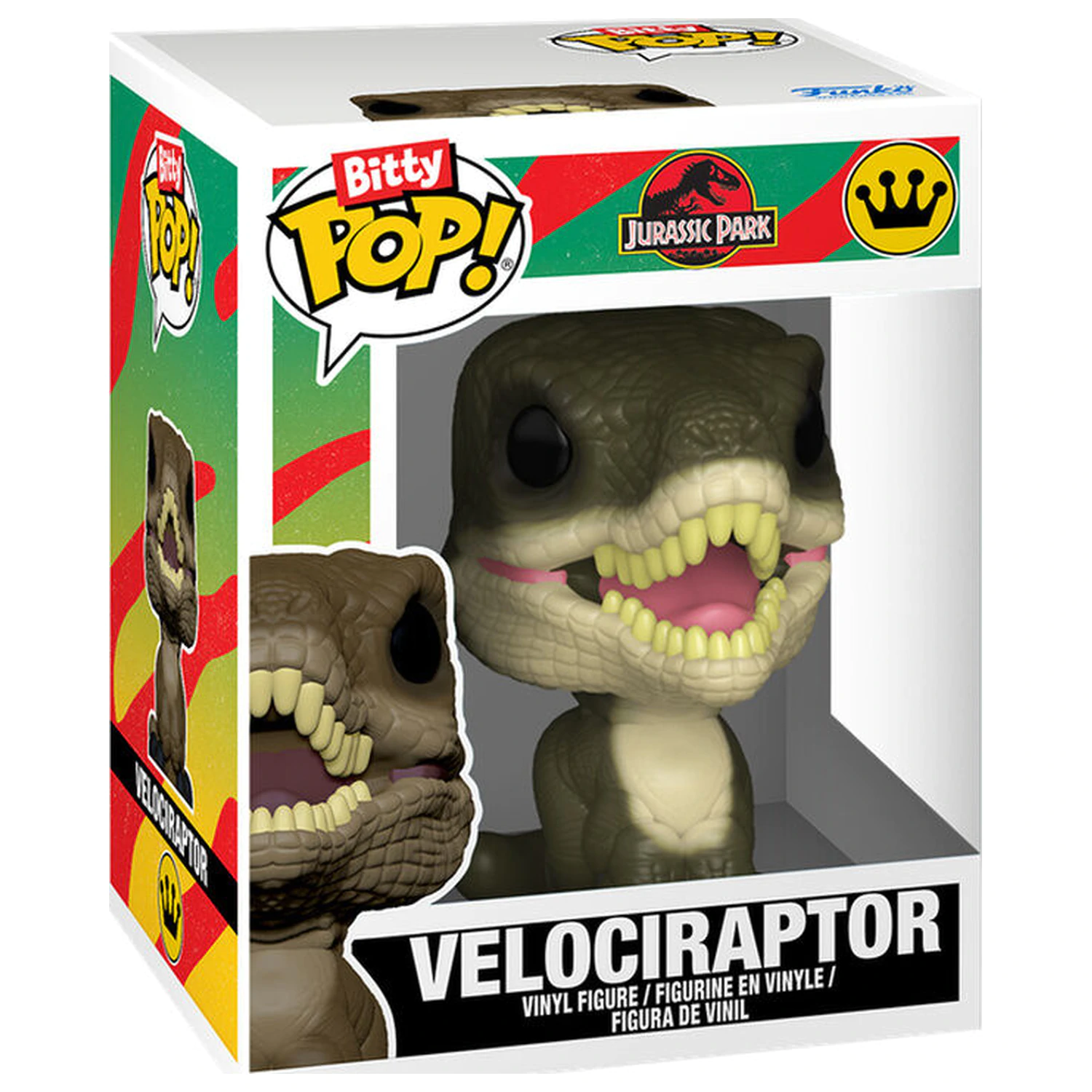 Pachet Bitty Funko POP 2 figurine Jurassic Park Velociraptor & Brachiosaurus poza produsului