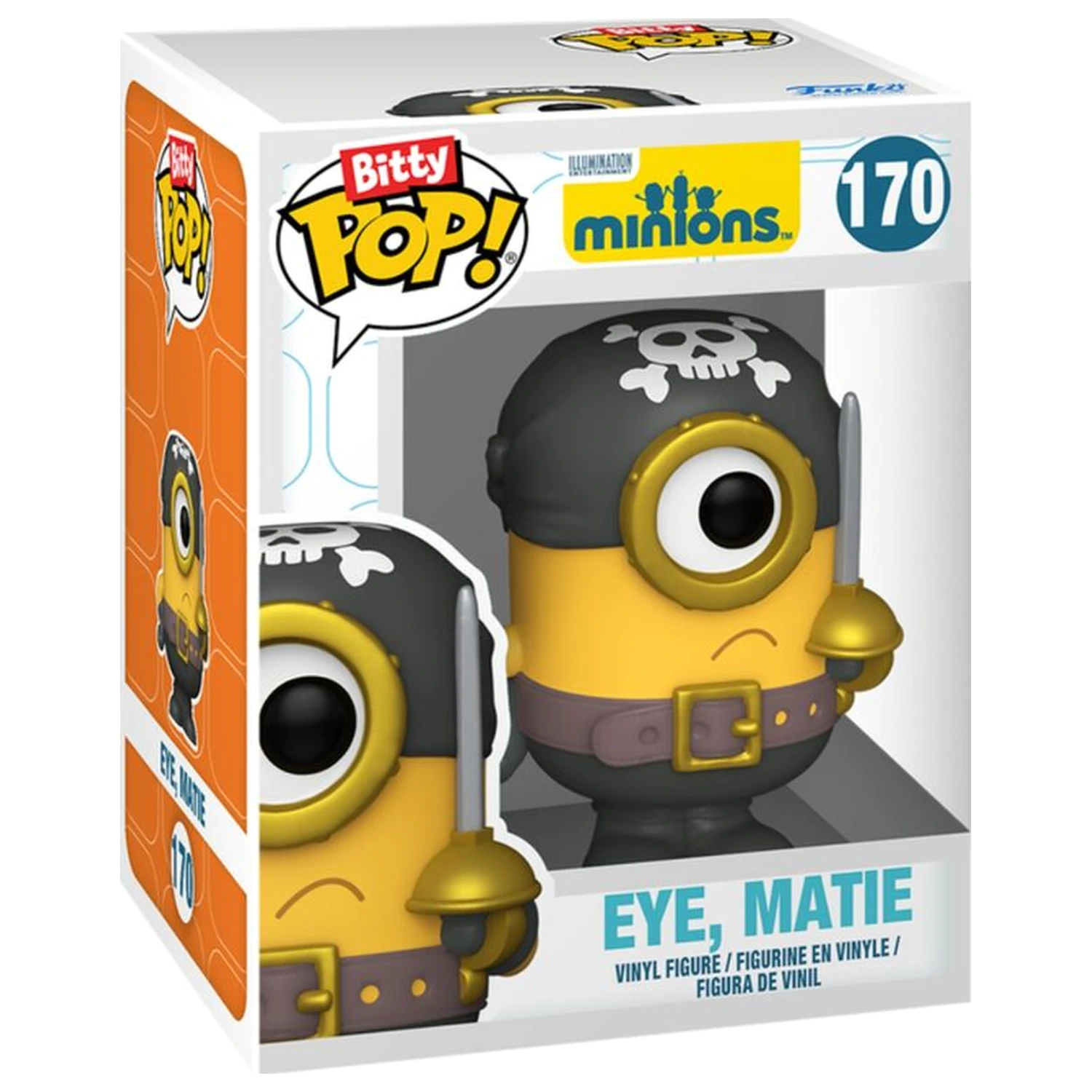 Pachet Bitty Funko POP 2 figurine Minions Kevin & Eye poza produsului