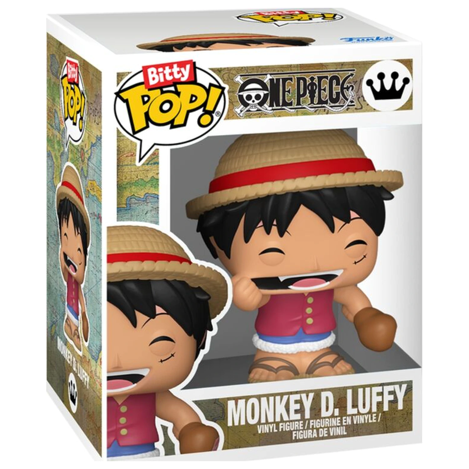 Bitty Funko POP pachet 2 figurine One Piece Luffy & Nami poza produsului