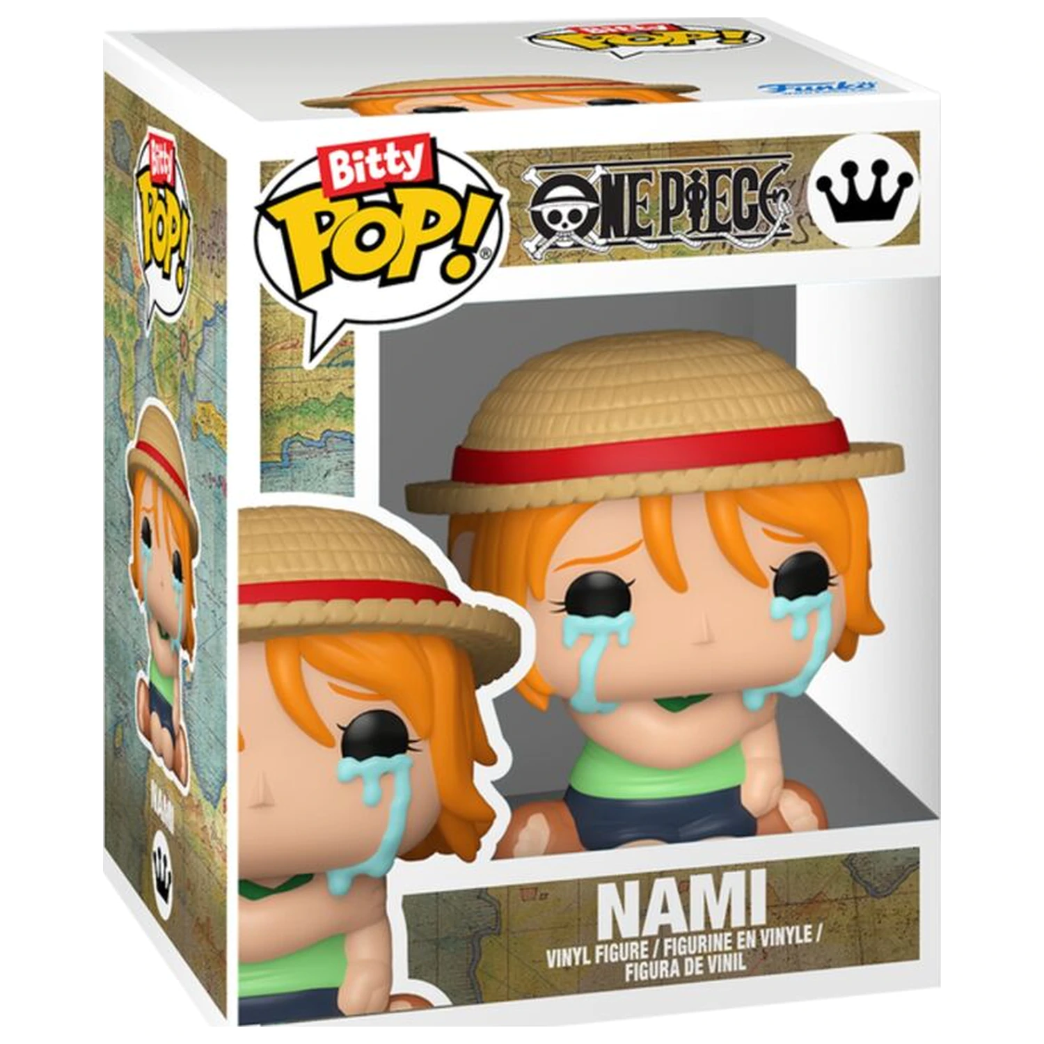 Bitty Funko POP pachet 2 figurine One Piece Luffy & Nami poza produsului