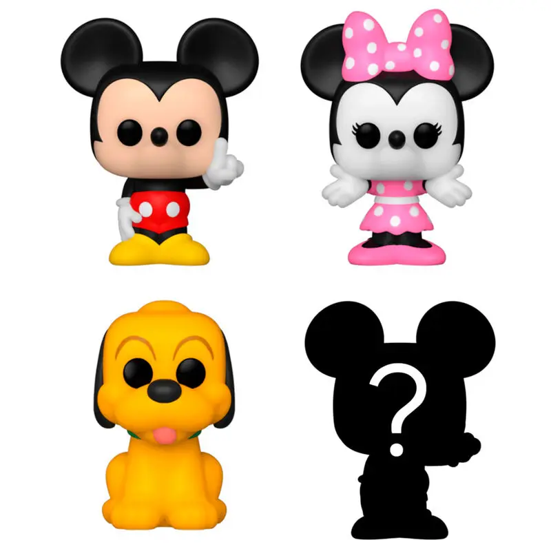 Disney Bitty POP! Figurina Vinyl Set 4 buc. Mickey 2,5 cm poza produsului