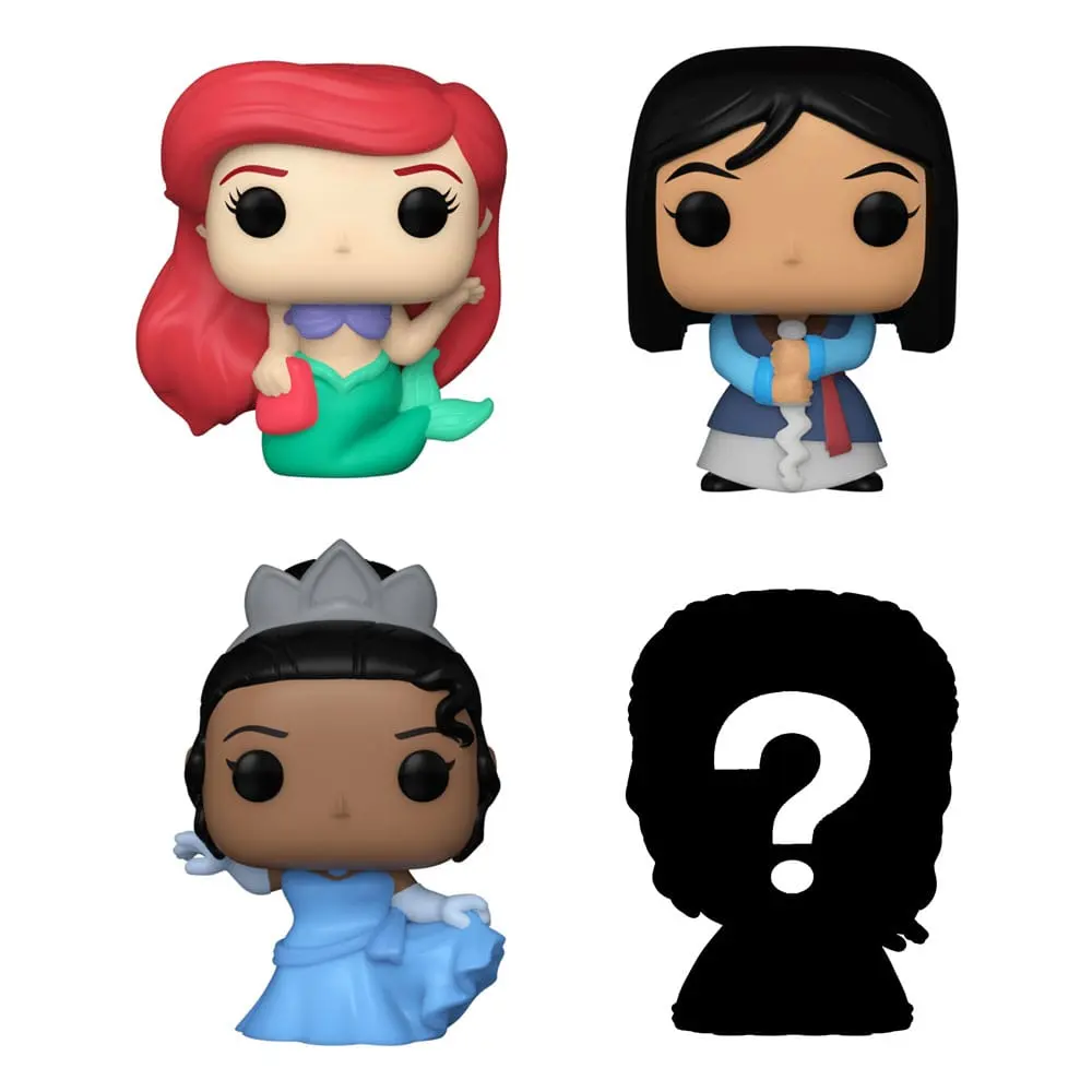 Disney Princesses Bitty POP! Figurina vinil Set de 4 Ariel 2,5 cm poza produsului