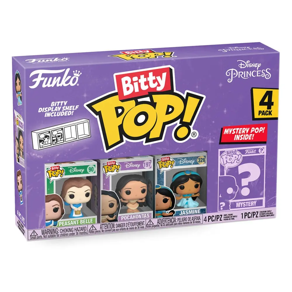 Disney Princesses Bitty POP! Figurina Vinyl Set 4 Bucăți Belle 2,5 cm poza produsului