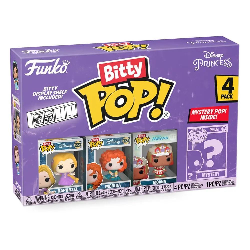 Disney Princesses Bitty POP! Figurina Vinil Set 4 Bucăți Rapunzel 2,5 cm poza produsului