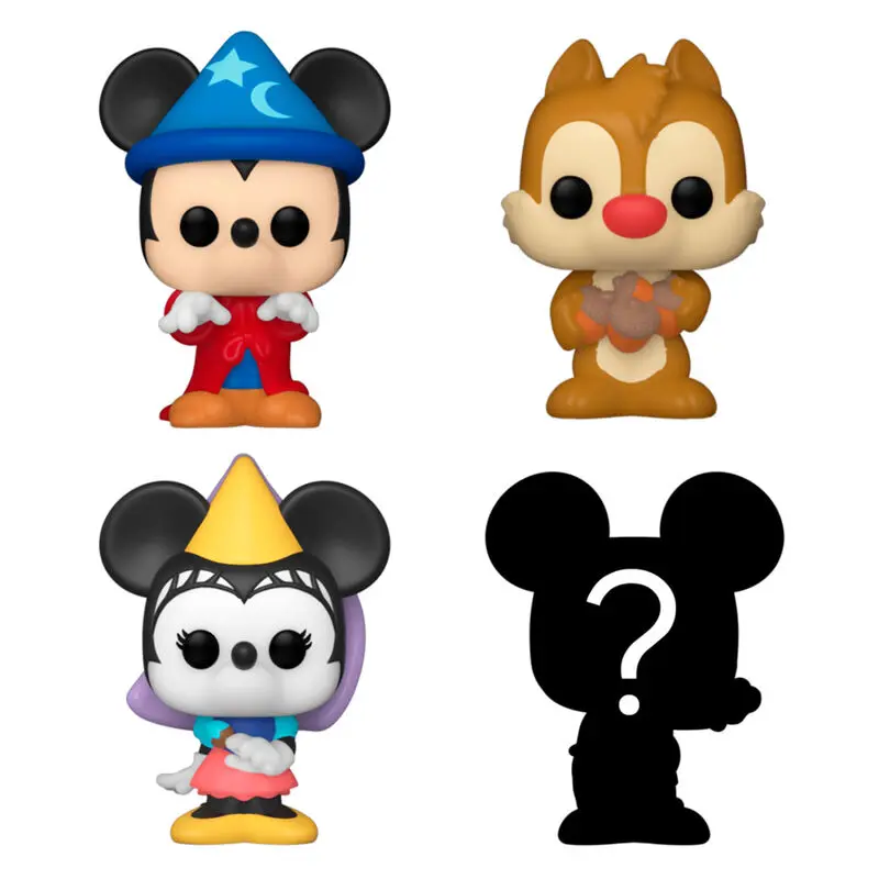 Disney Bitty POP! Figurina vinyl Set de 4 Vrăjitor Mickey 2,5 cm poza produsului