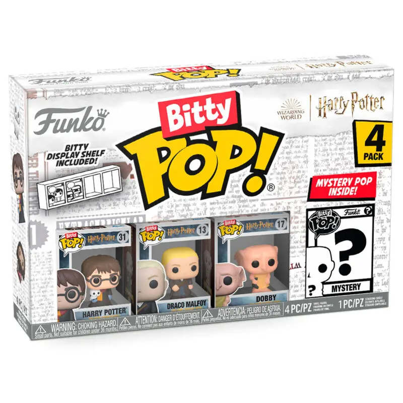 Harry Potter Bitty POP! Figurina Vinyl Set de 4 Harry 2,5 cm poza produsului