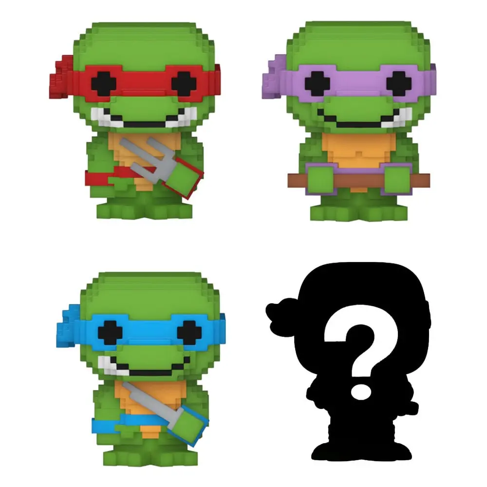 Teenage Mutant Ninja Turtles Bitty POP! Figurina de vinil 4-Pack 8-Bit 2,5 cm poza produsului